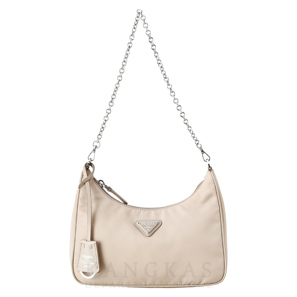 PRADA(USED)프라다 테수토 체인 스트랩 호보백