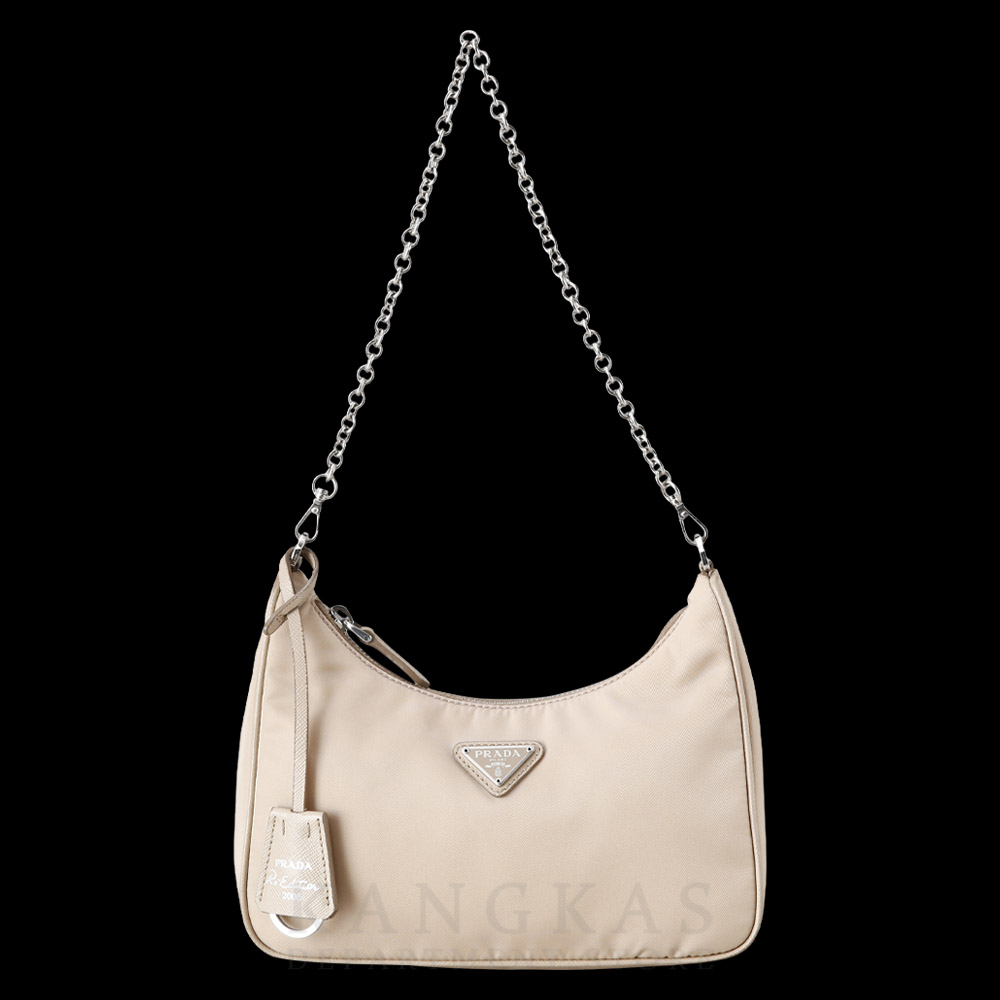 PRADA(USED)프라다 테수토 체인 스트랩 호보백