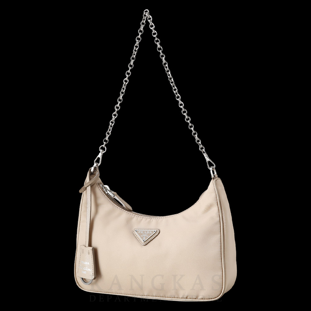 PRADA(USED)프라다 테수토 체인 스트랩 호보백