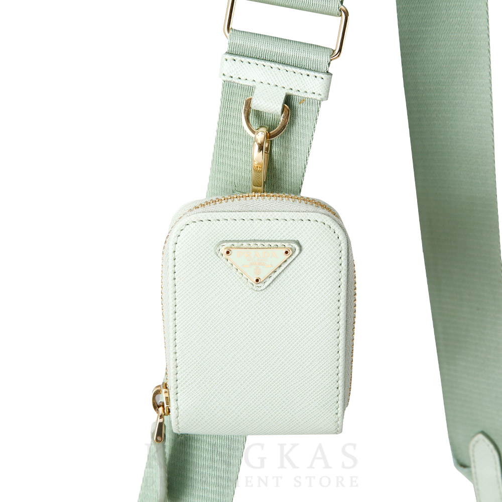 PRADA(USED)프라다 1BH204 사피아노 럭스 체인 호보백