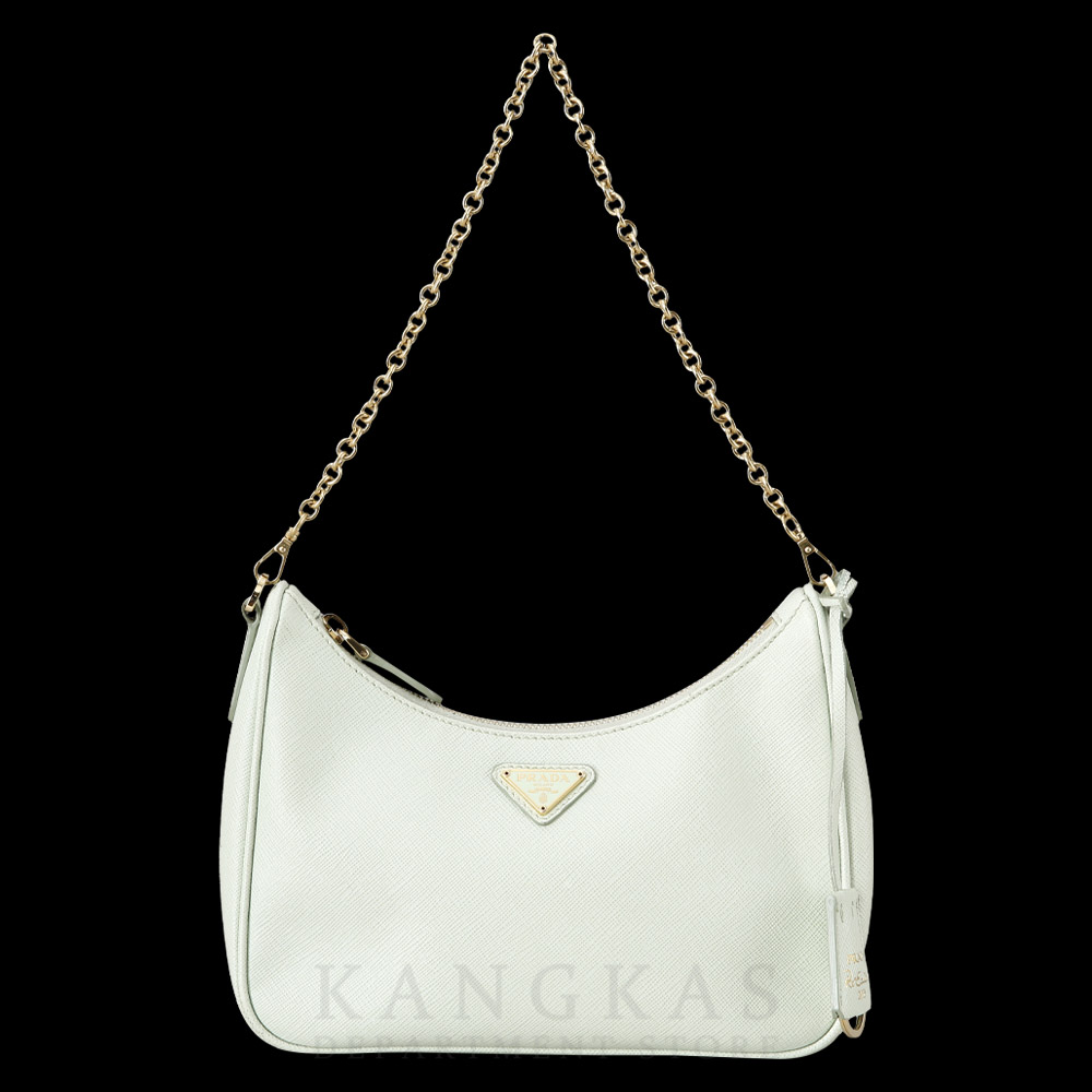 PRADA(USED)프라다 1BH204 사피아노 럭스 체인 호보백