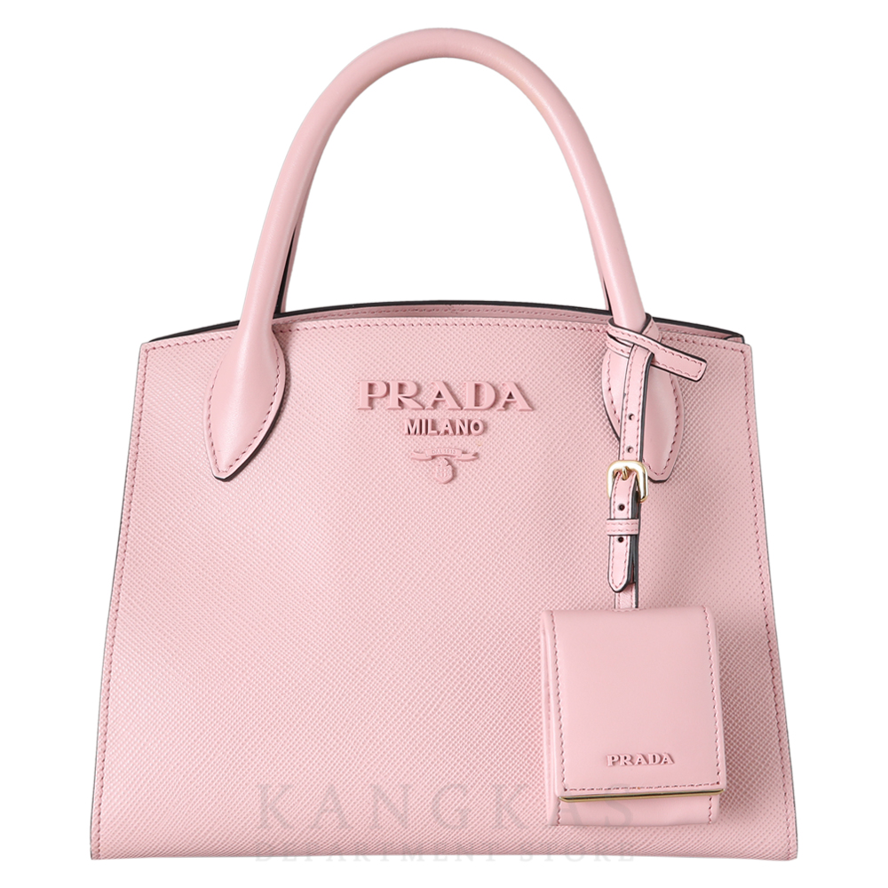 PRADA(USED)프라다 사피아노 모노크롬 스몰 토트백