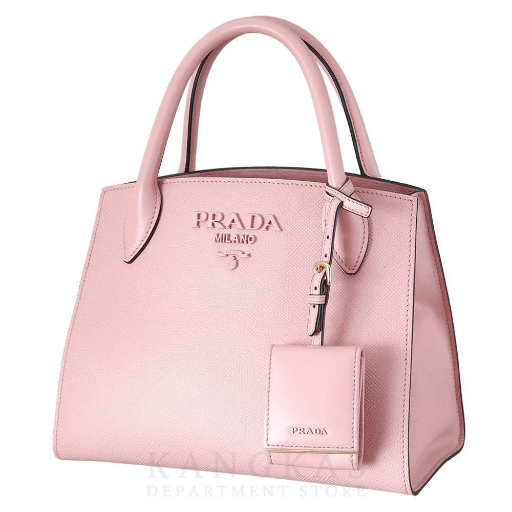 PRADA(USED)프라다 사피아노 모노크롬 스몰 토트백