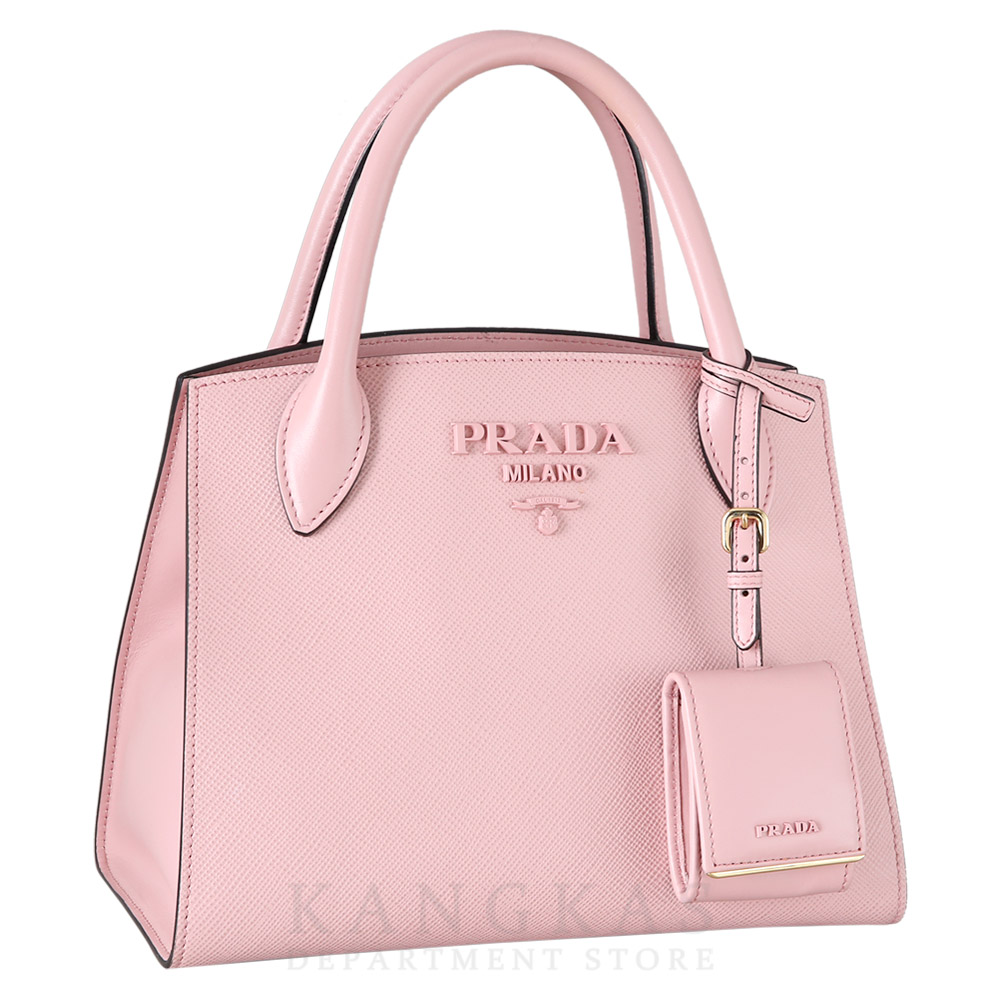 PRADA(USED)프라다 사피아노 모노크롬 스몰 토트백