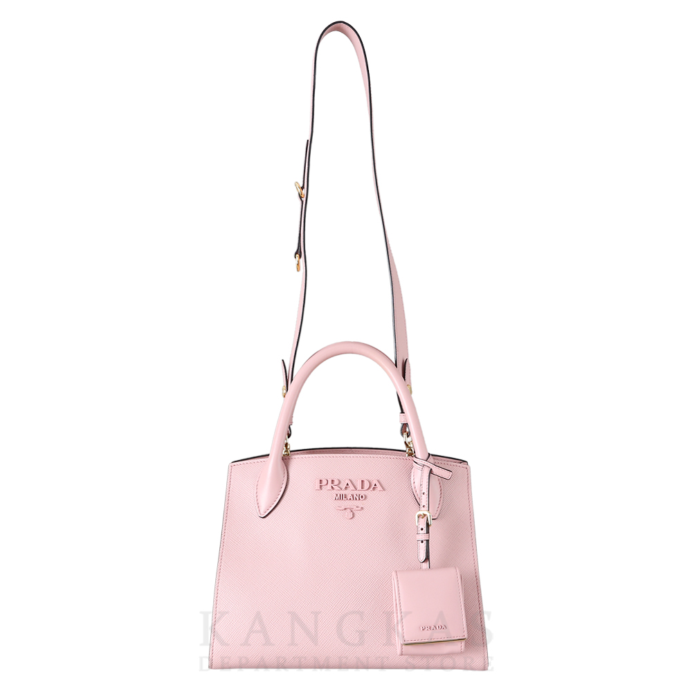 PRADA(USED)프라다 사피아노 모노크롬 스몰 토트백