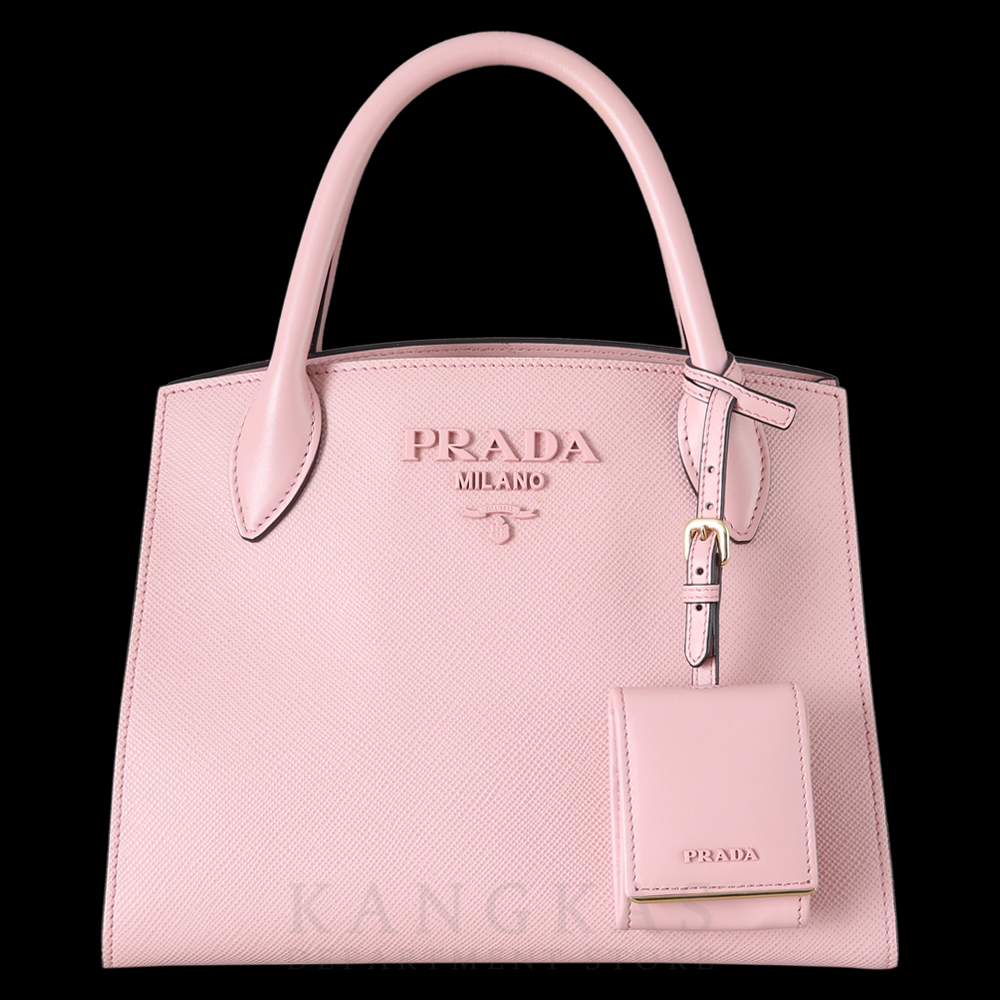 PRADA(USED)프라다 사피아노 모노크롬 스몰 토트백