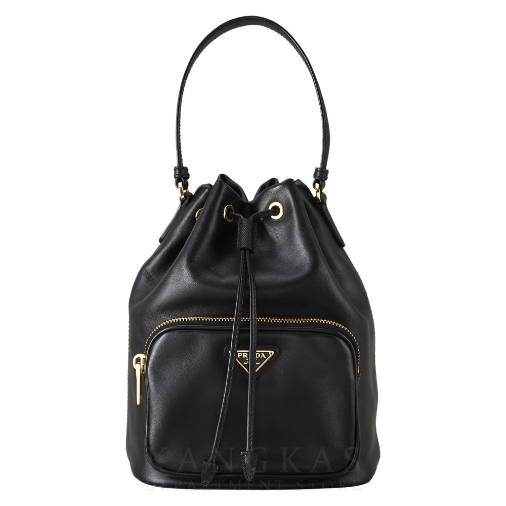PRADA(USED)프라다 1BH038 레더 버킷백