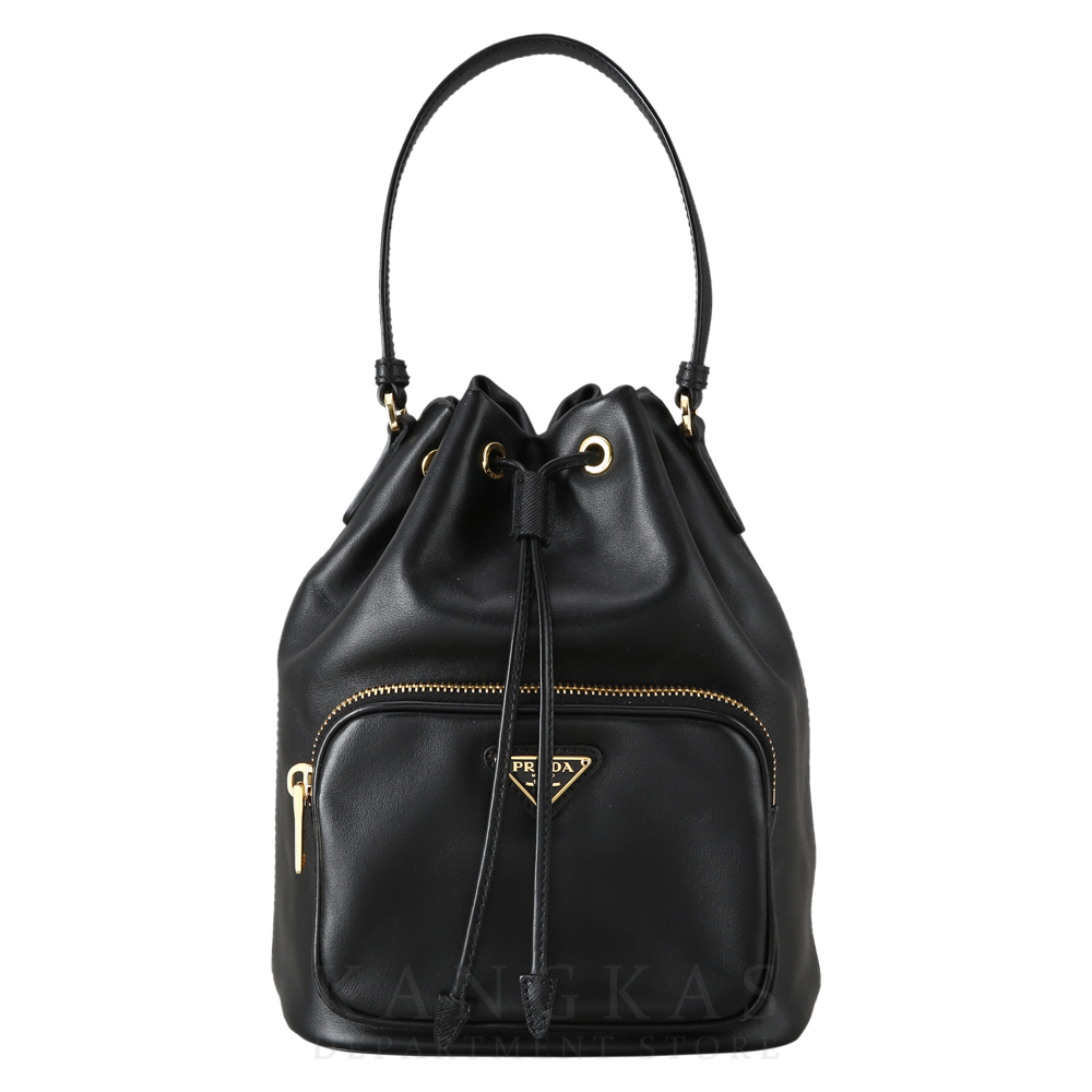 PRADA(USED)프라다 1BH038 레더 버킷백