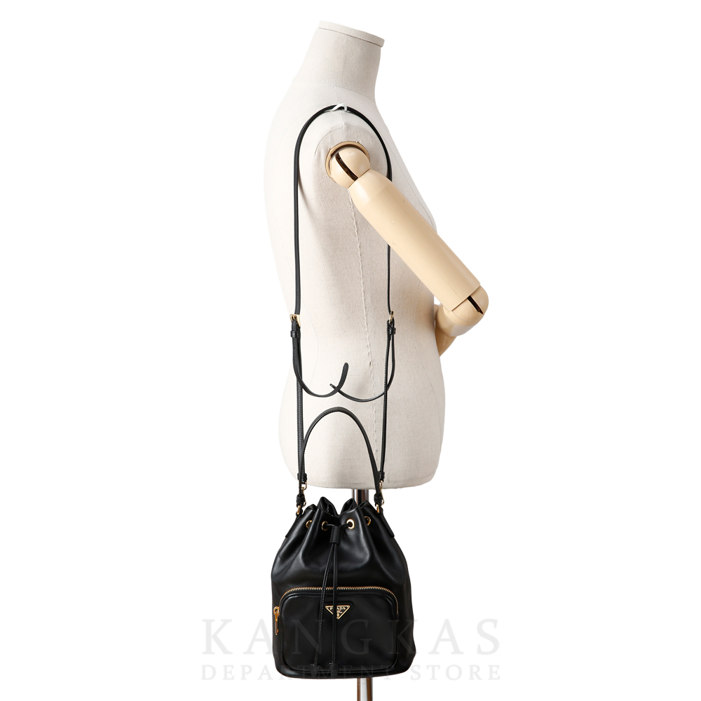 PRADA(USED)프라다 1BH038 레더 버킷백
