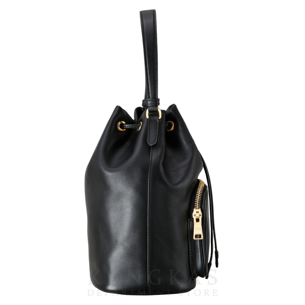 PRADA(USED)프라다 1BH038 레더 버킷백