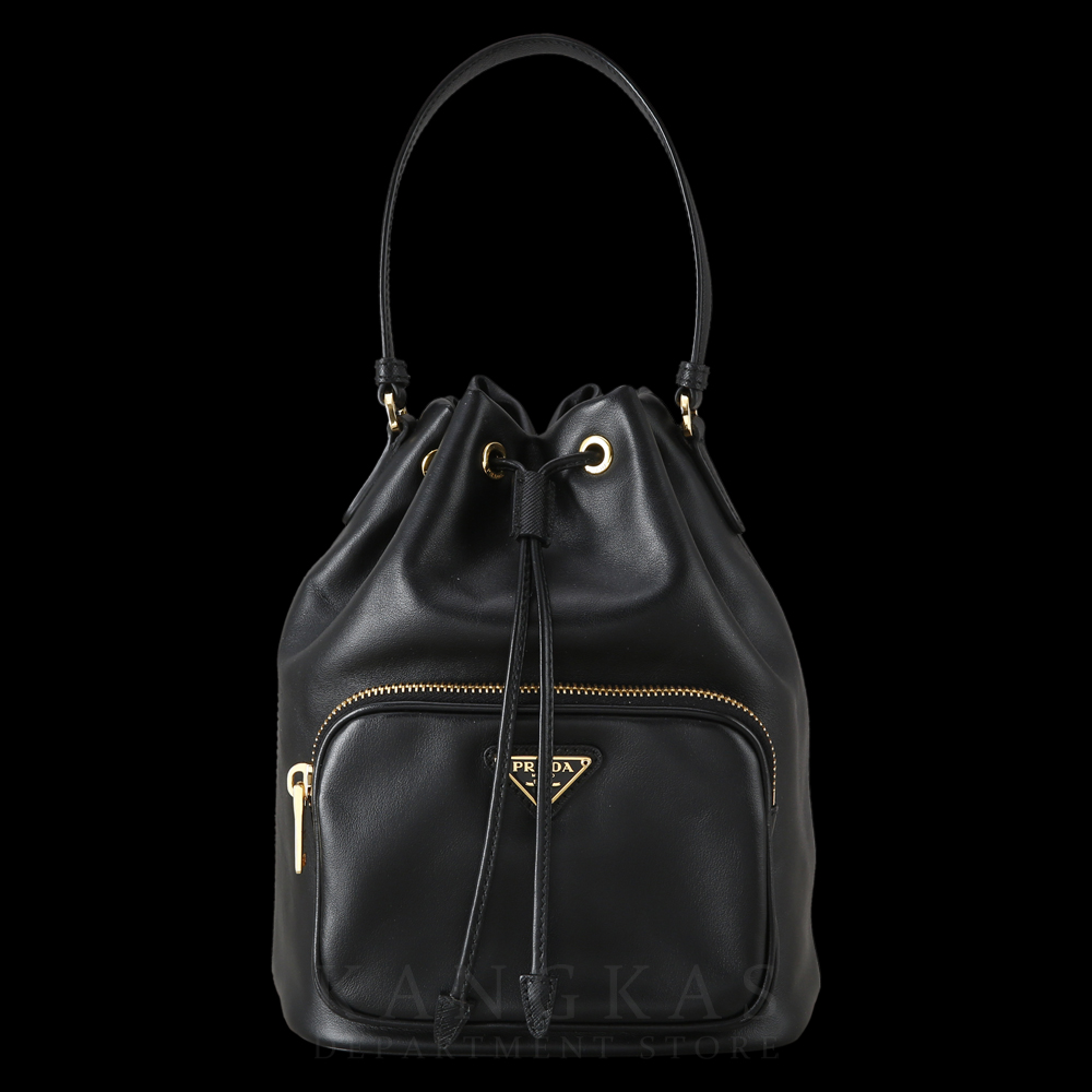 PRADA(USED)프라다 1BH038 레더 버킷백