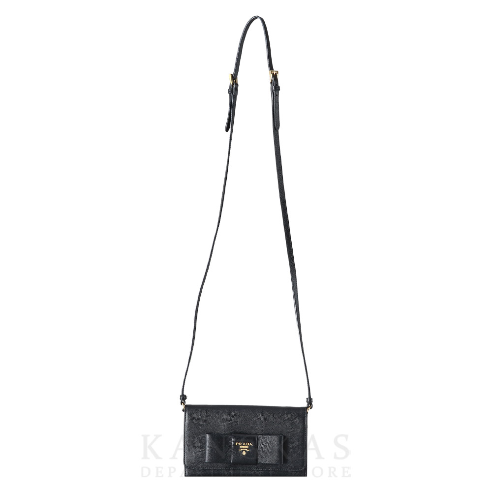 PRADA(USED)프라다 1M1437 사피아노 크로스백