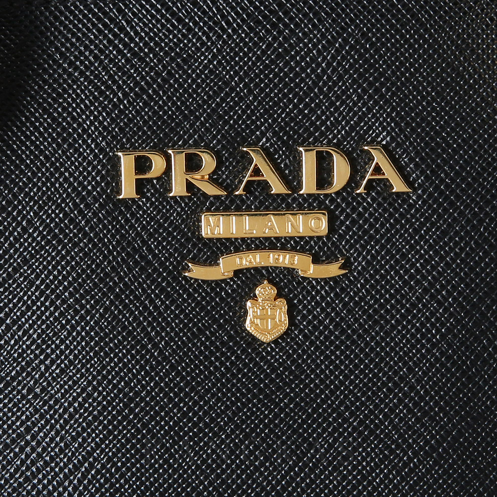 PRADA(USED)프라다 사피아노 럭스 더블 지퍼 토트겸 숄더백