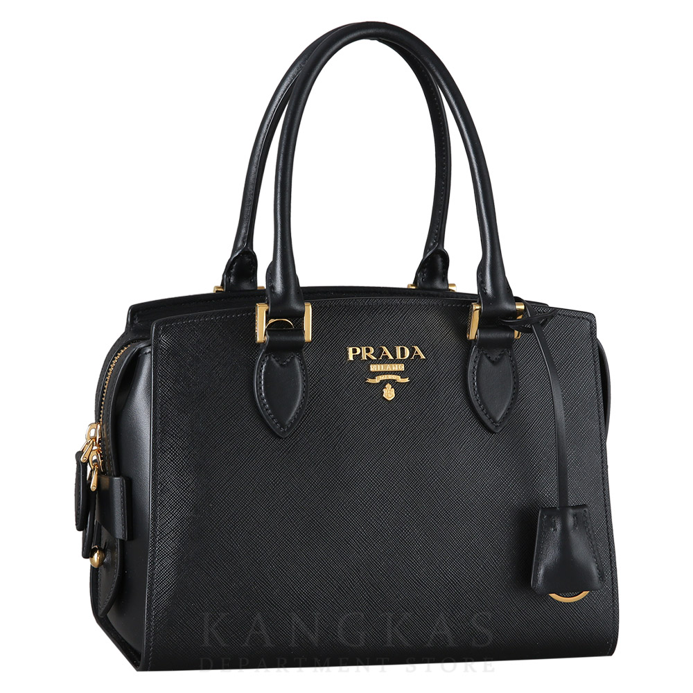PRADA(USED)프라다 사피아노 럭스 더블 지퍼 토트겸 숄더백