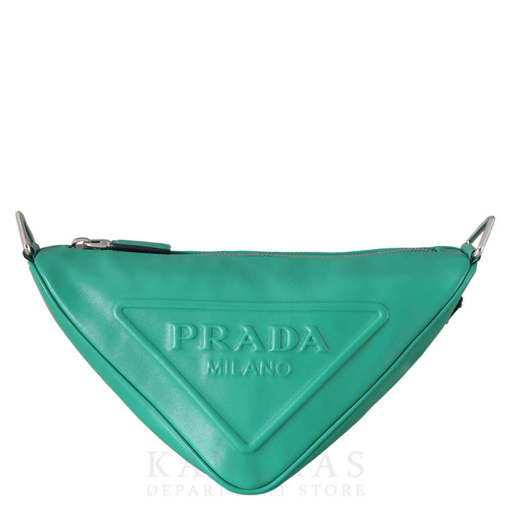 PRADA(USED)프라다 레더 트라이앵글 숄더백