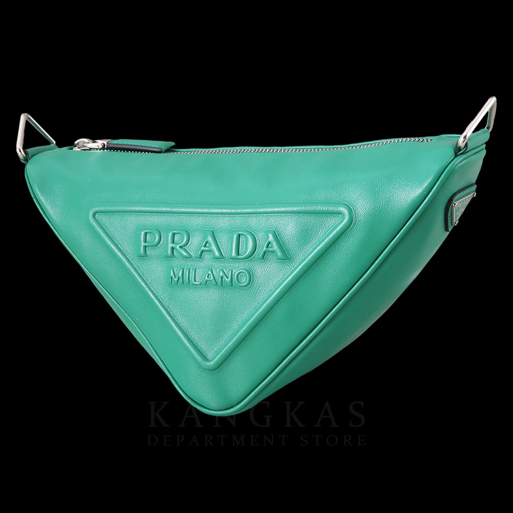 PRADA(USED)프라다 레더 트라이앵글 숄더백