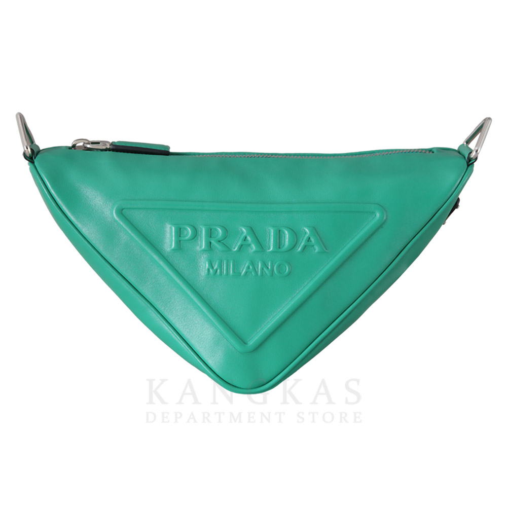 PRADA(USED)프라다 레더 트라이앵글 숄더백