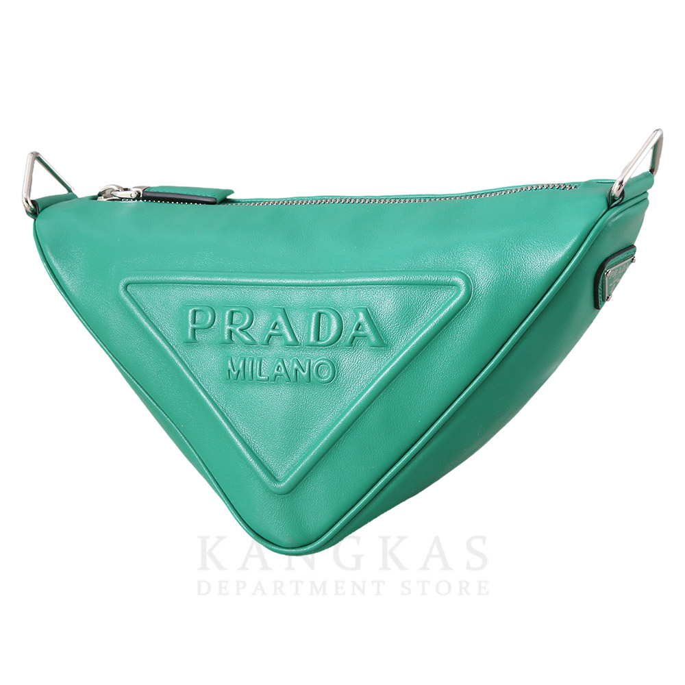 PRADA(USED)프라다 레더 트라이앵글 숄더백
