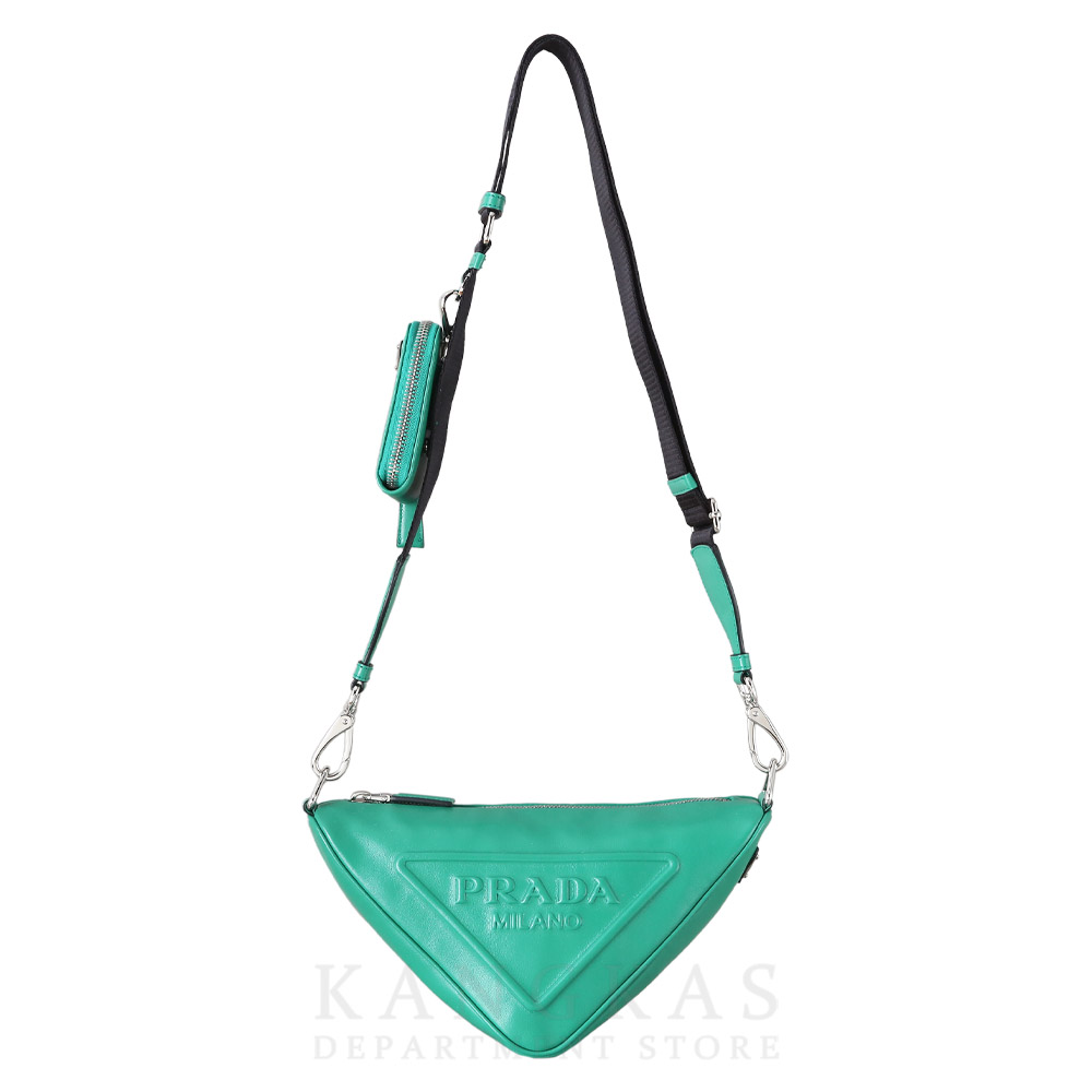 PRADA(USED)프라다 레더 트라이앵글 숄더백