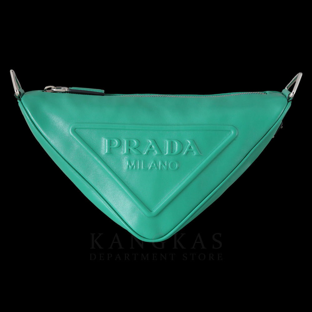 PRADA(USED)프라다 레더 트라이앵글 숄더백