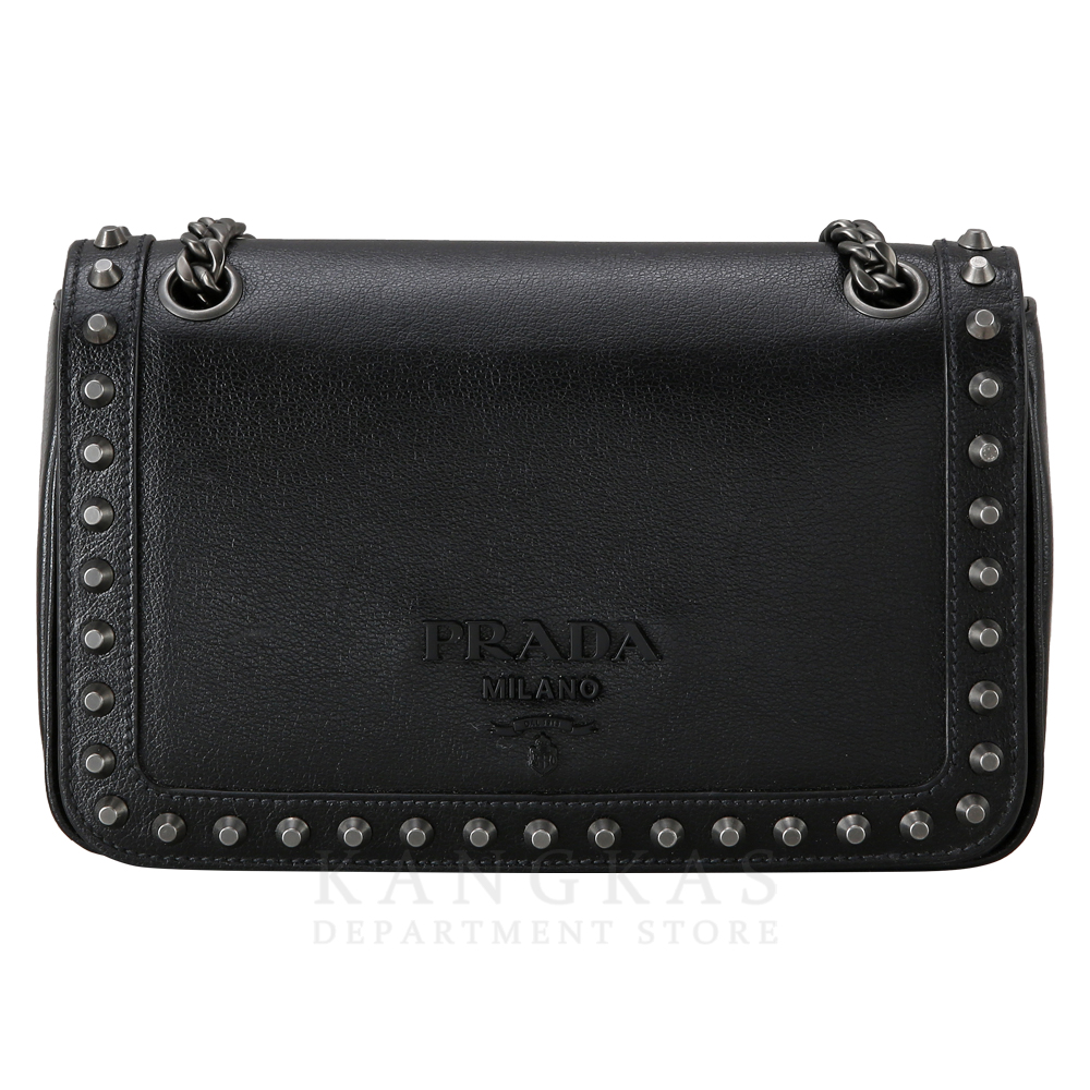 PRADA(USED)프라다 1BD147 스터드장식 체인숄더백