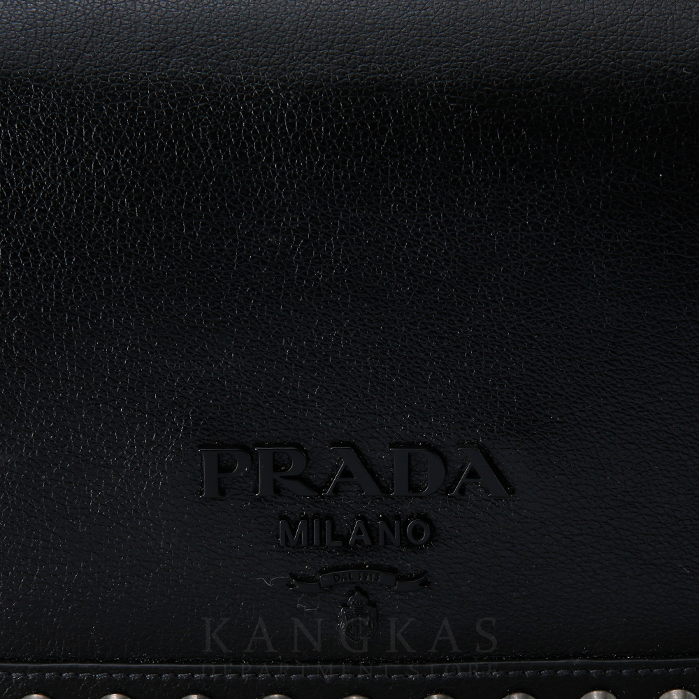 PRADA(USED)프라다 1BD147 스터드장식 체인숄더백