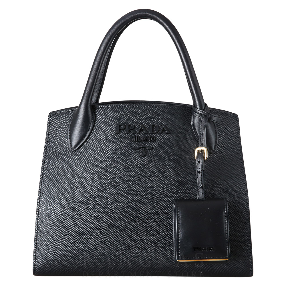 PRADA(USED)프라다 사피아노 모노크롬 스몰 토트백