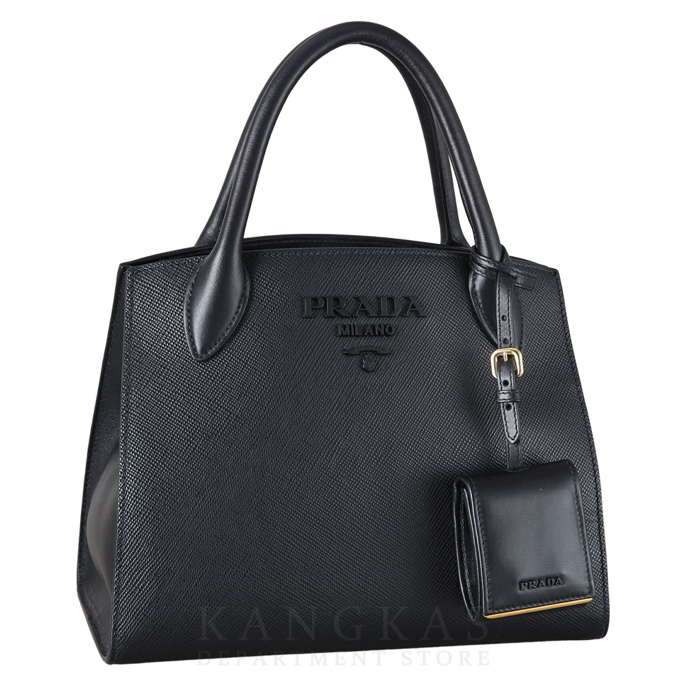 PRADA(USED)프라다 사피아노 모노크롬 스몰 토트백