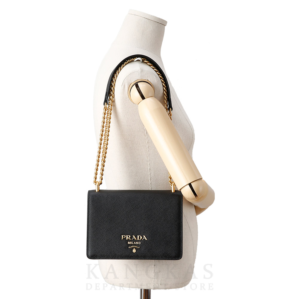 PRADA(USED)프라다 1BD133 사피아노 체인 플랩백