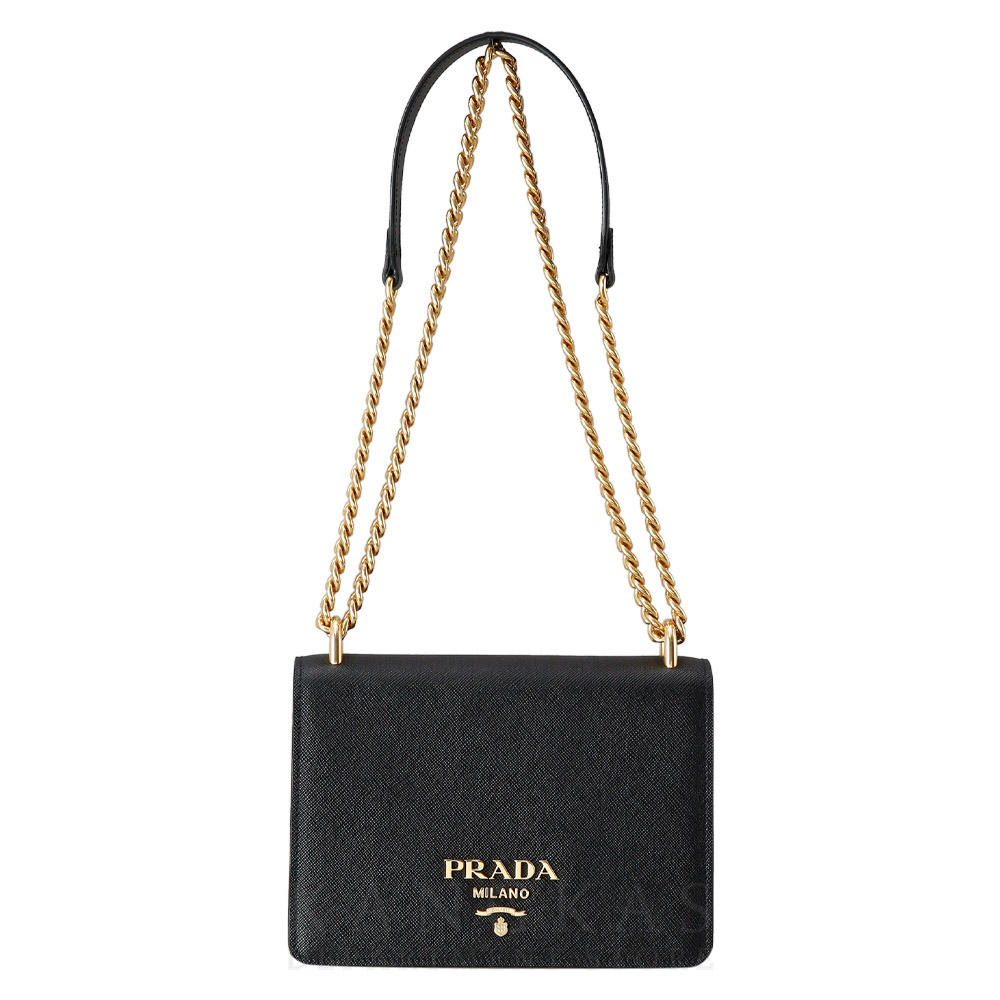PRADA(USED)프라다 1BD133 사피아노 체인 플랩백