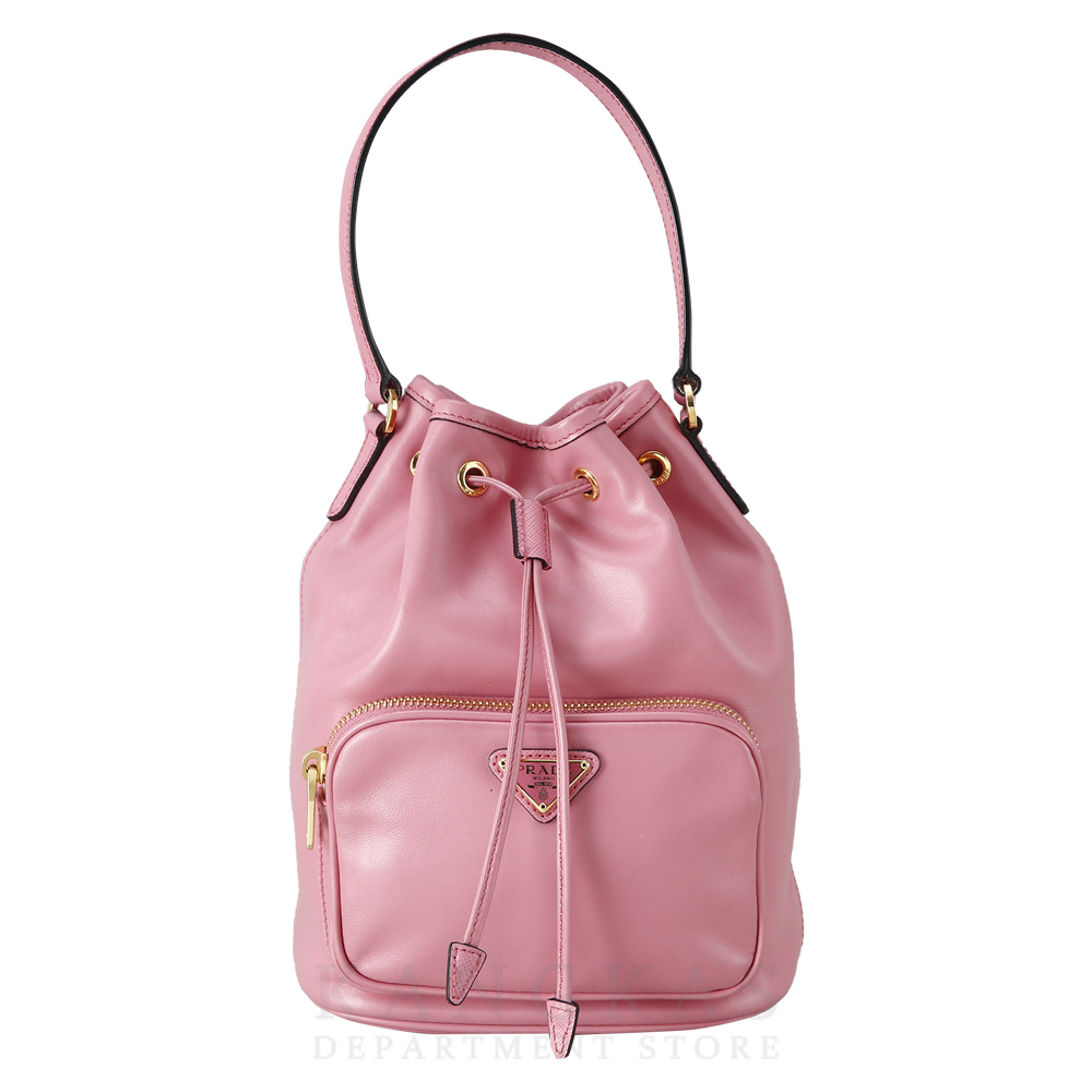 PRADA(USED)프라다 1BH038 레더 버킷백