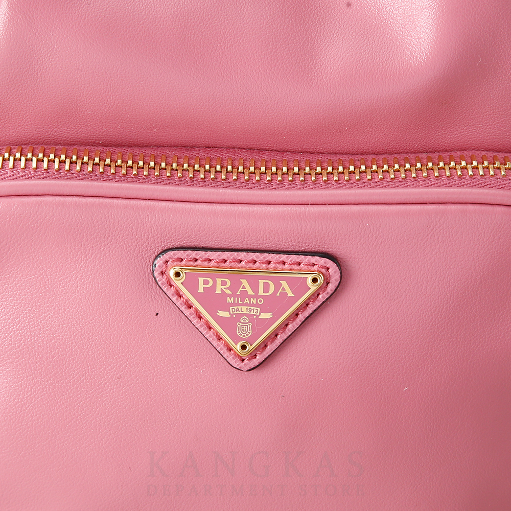 PRADA(USED)프라다 1BH038 레더 버킷백
