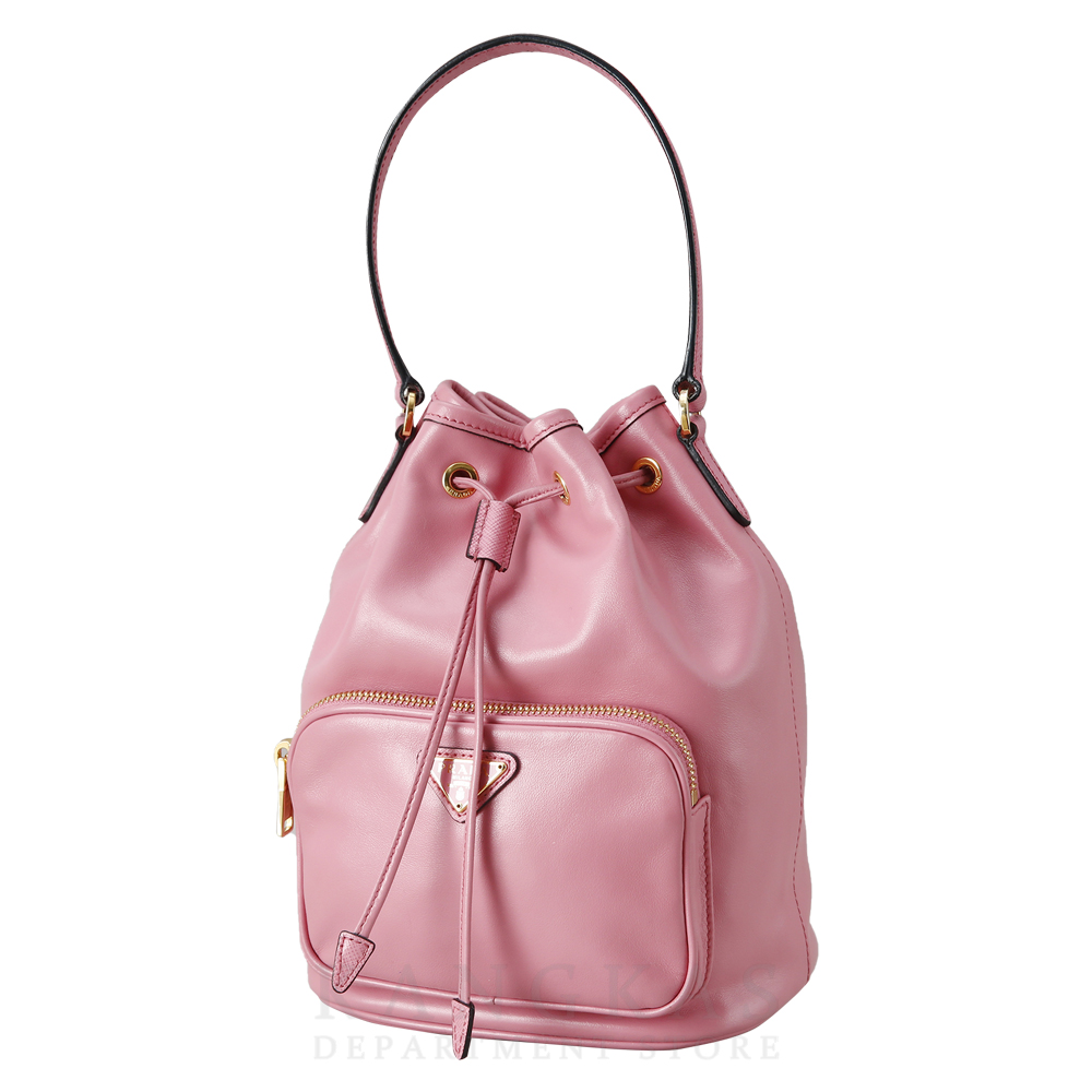 PRADA(USED)프라다 1BH038 레더 버킷백