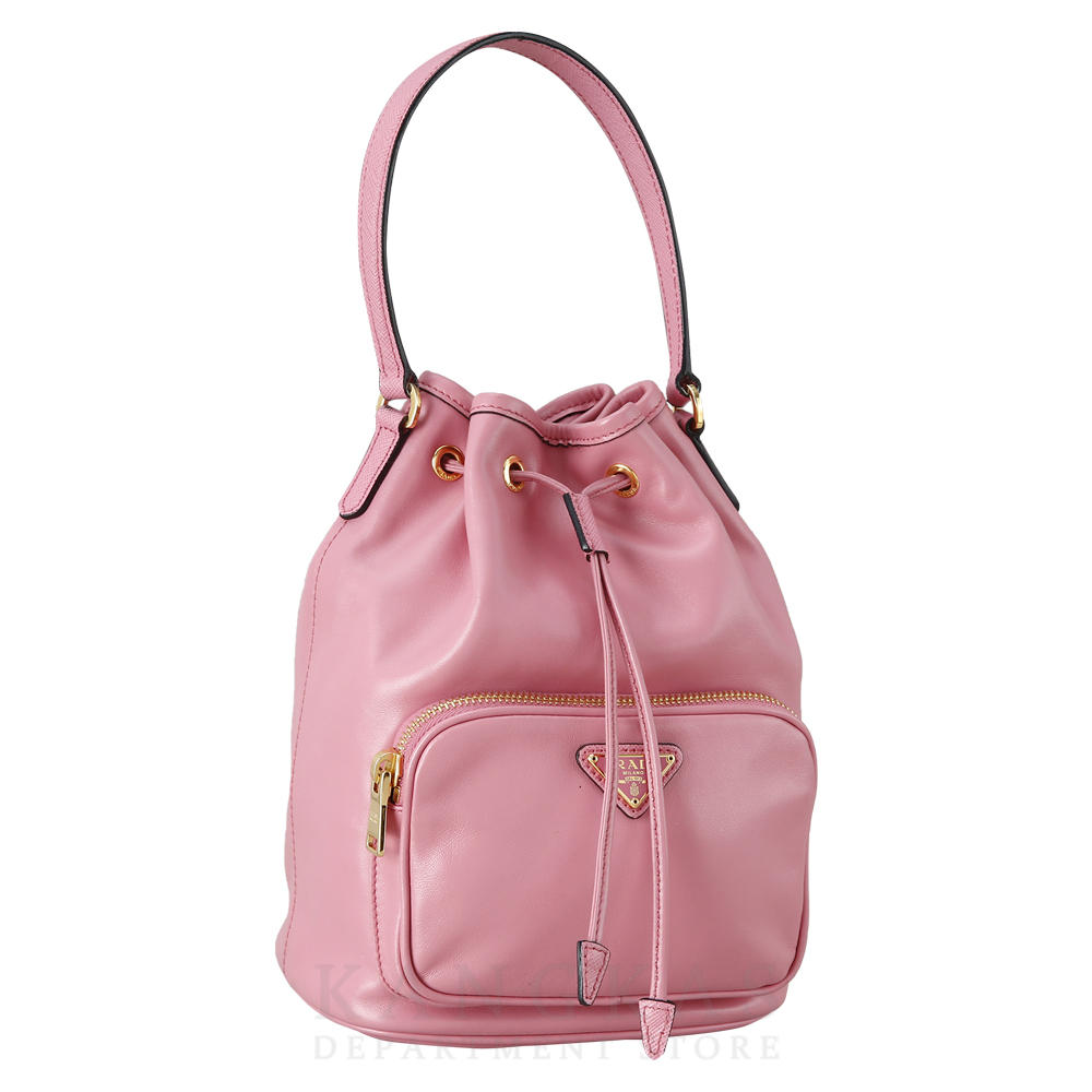 PRADA(USED)프라다 1BH038 레더 버킷백