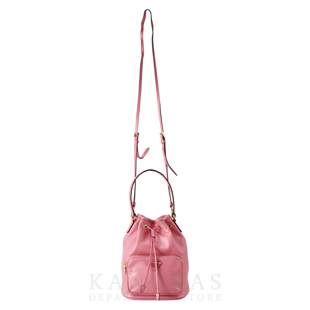 PRADA(USED)프라다 1BH038 레더 버킷백