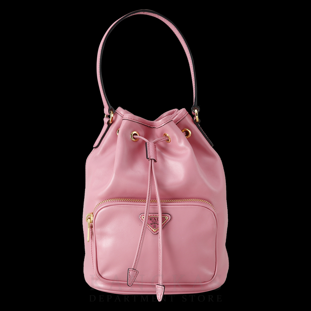 PRADA(USED)프라다 1BH038 레더 버킷백