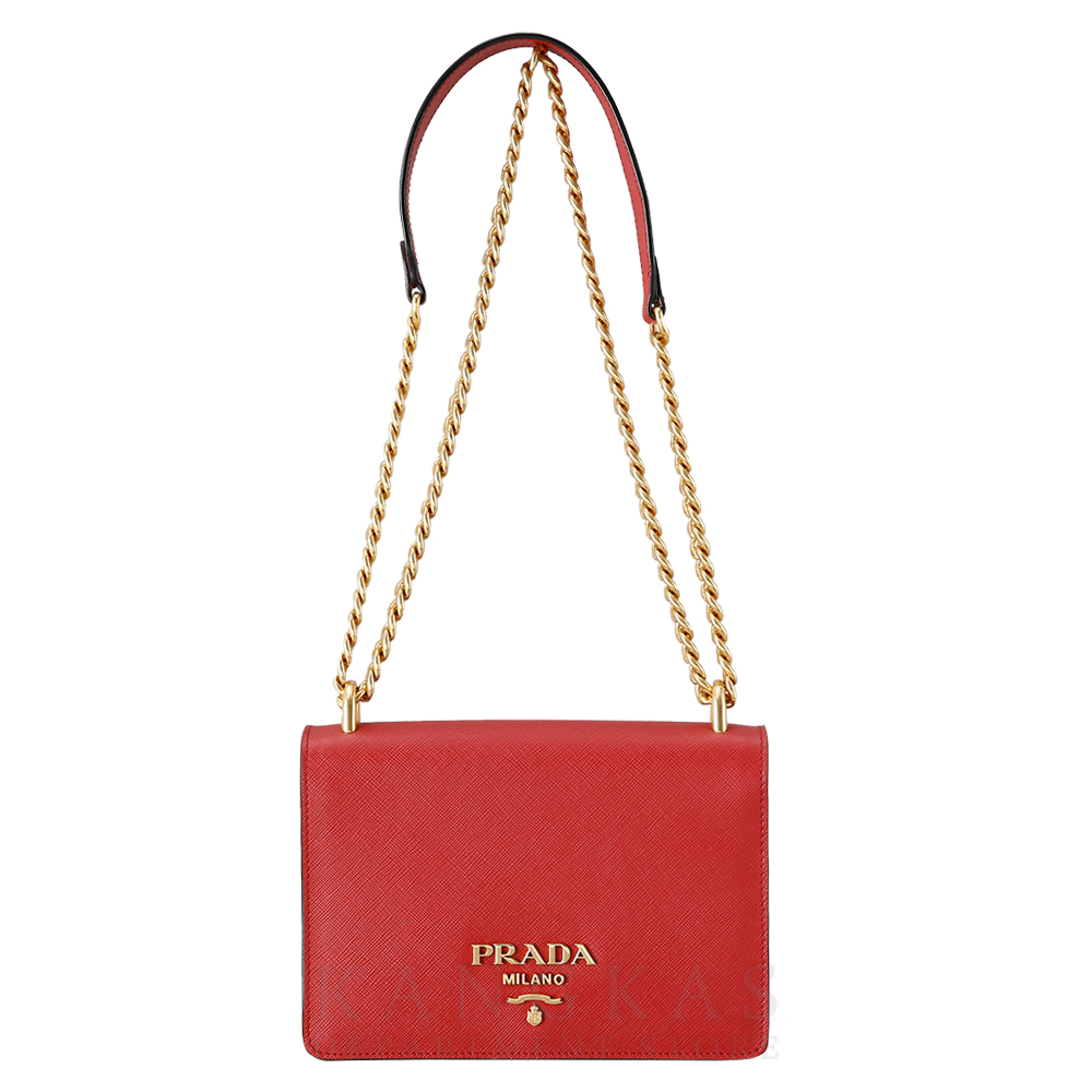 PRADA(USED)프라다 1BD133 사피아노 체인 플랩백
