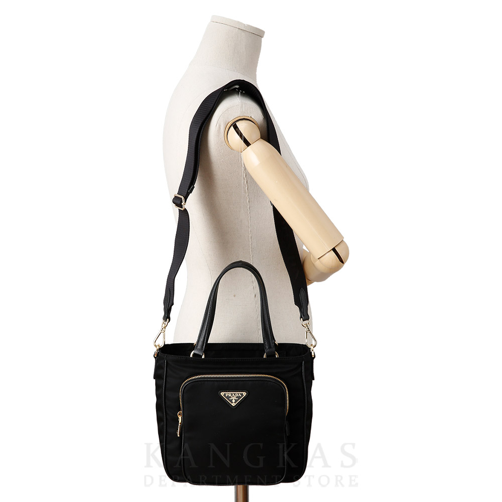 PRADA(USED)프라다 1BG308 테수토 삼각로고 토트 겸 숄더백