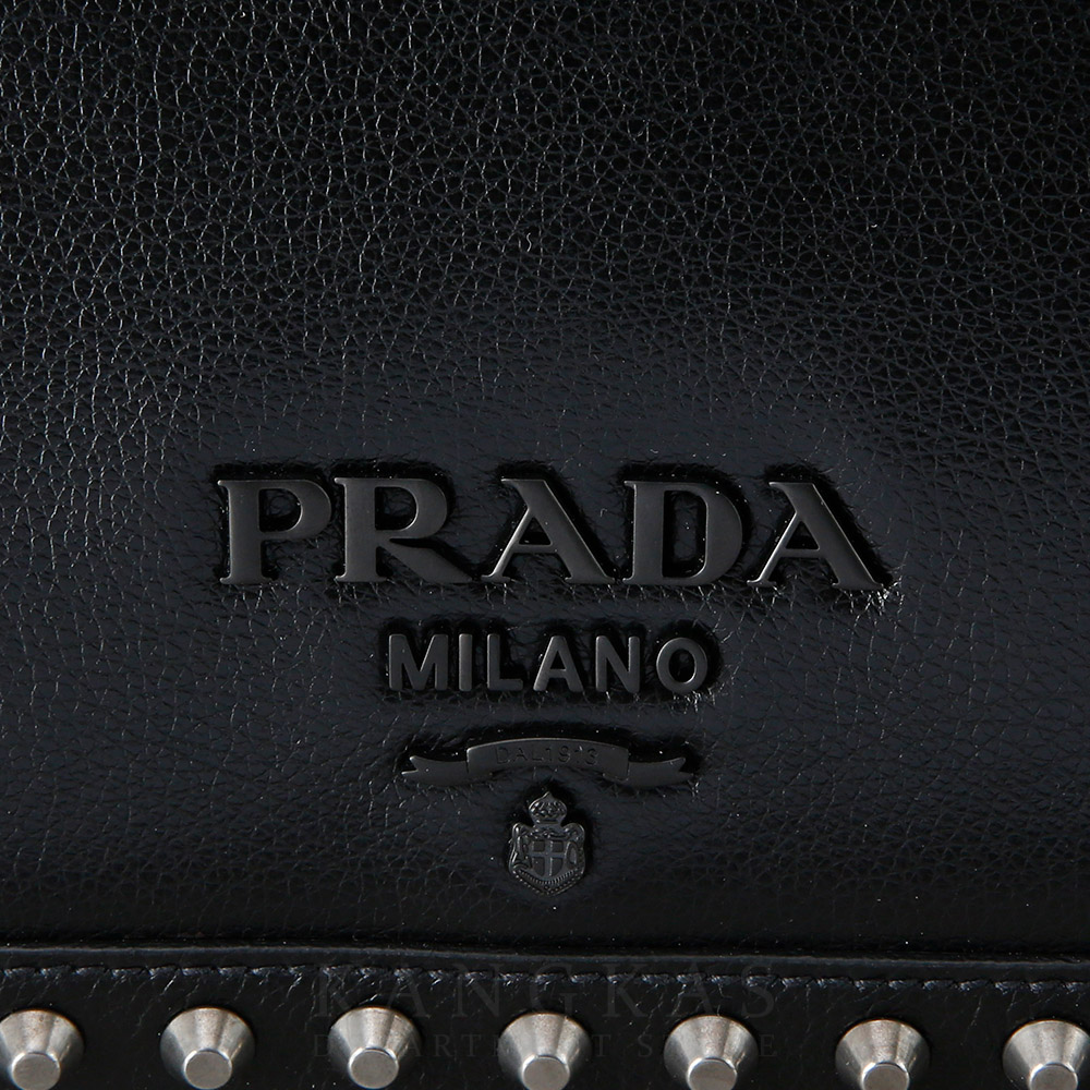 PRADA(USED)프라다 1BD147 스터드 플랩 숄더백