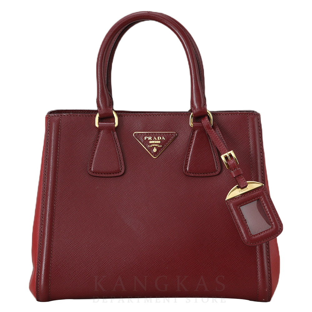PRADA(USED)프라다 BN2608 사피아노 럭스 투톤 토트겸 숄더백