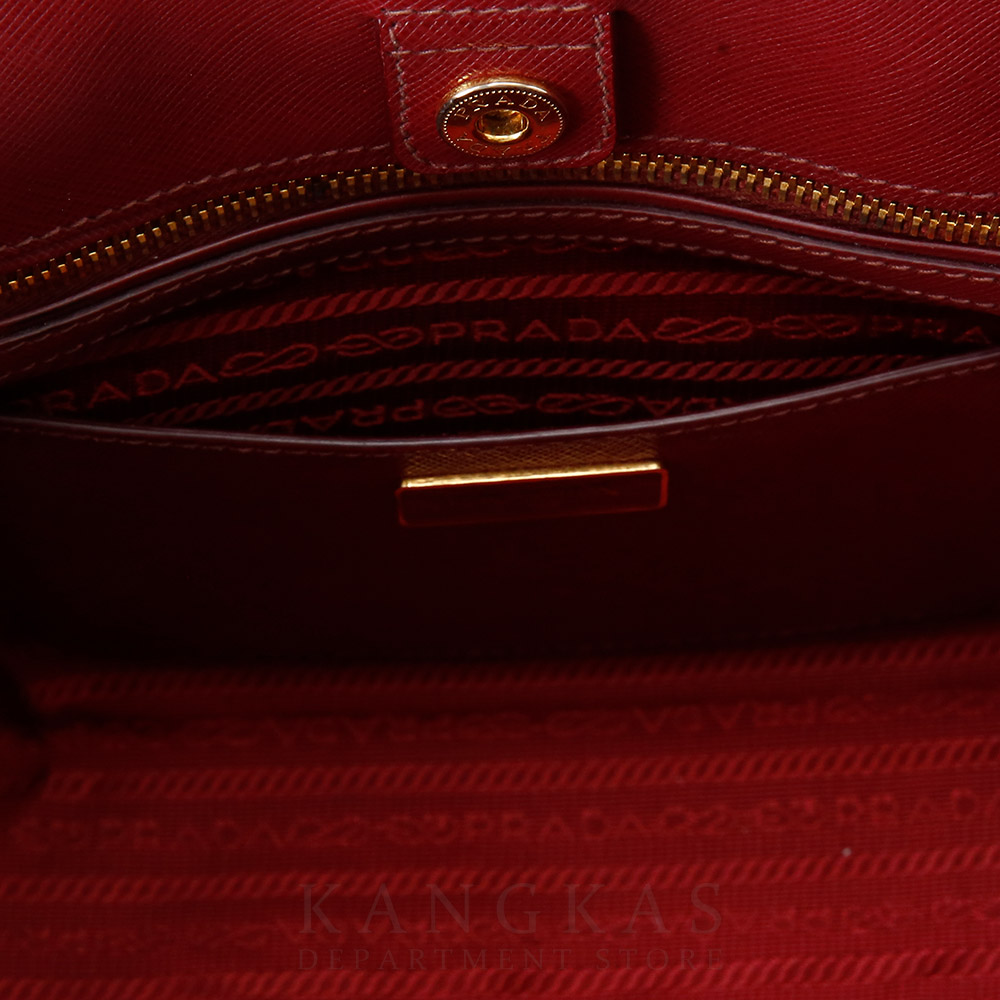 PRADA(USED)프라다 BN2608 사피아노 럭스 투톤 토트겸 숄더백