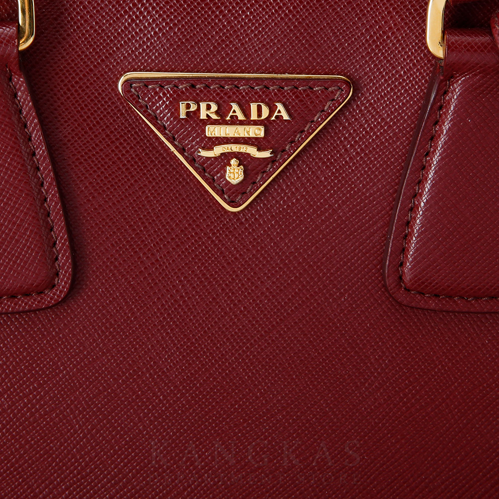 PRADA(USED)프라다 BN2608 사피아노 럭스 투톤 토트겸 숄더백
