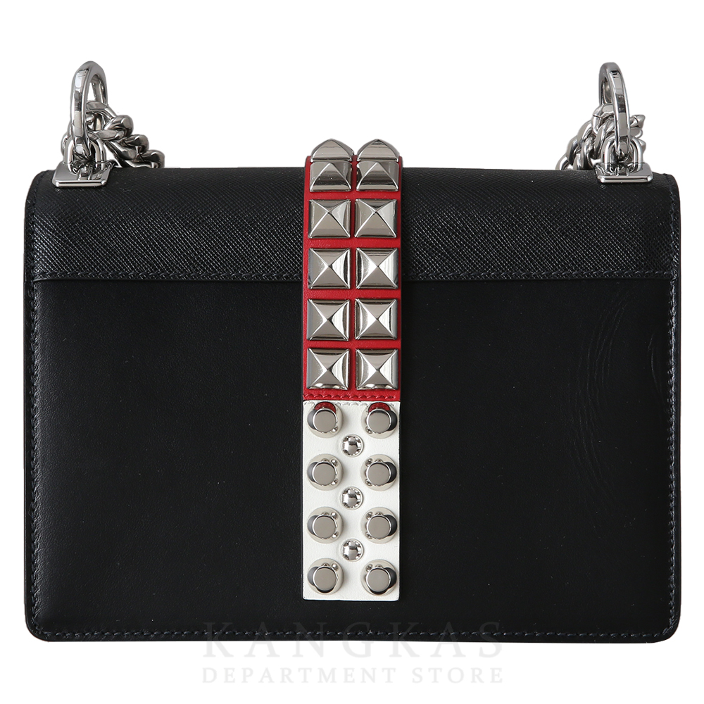 PRADA(USED)프라다 1BD171 시티 사피아노 스터드 체인 크로스백