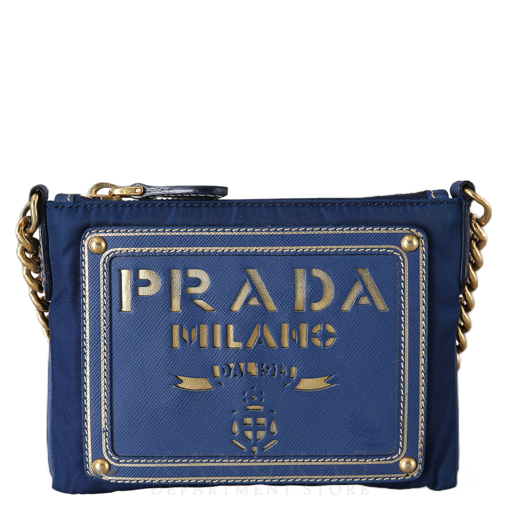 PRADA(USED)프라다 파우치겸 체인 크로스백