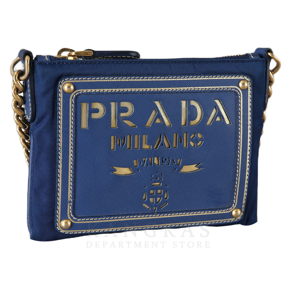 PRADA(USED)프라다 파우치겸 체인 크로스백