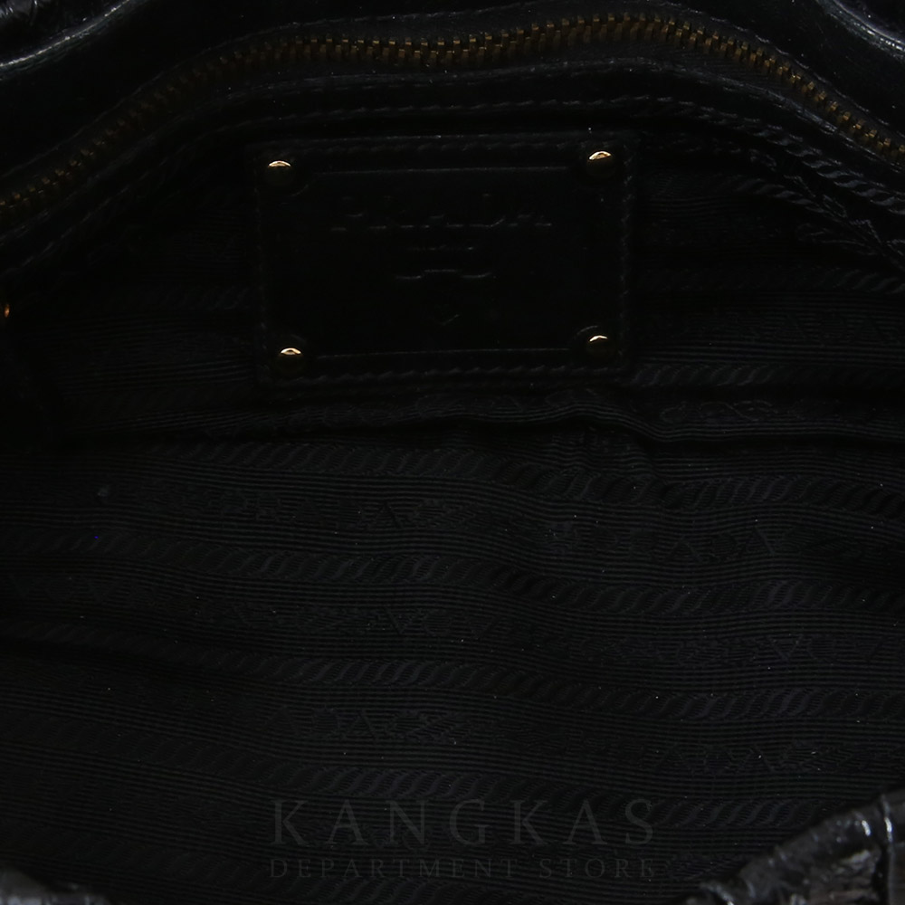 PRADA(USED)프라다 고프레 체인 핸드백