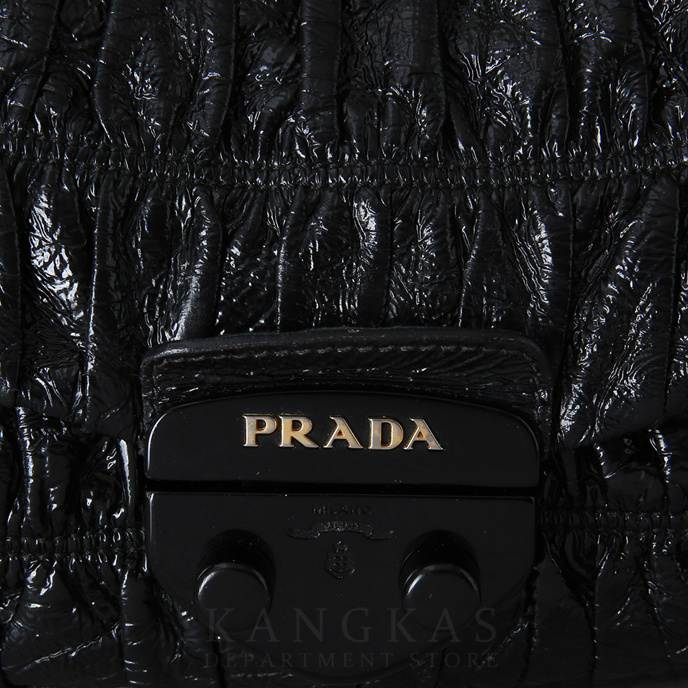PRADA(USED)프라다 고프레 체인 핸드백