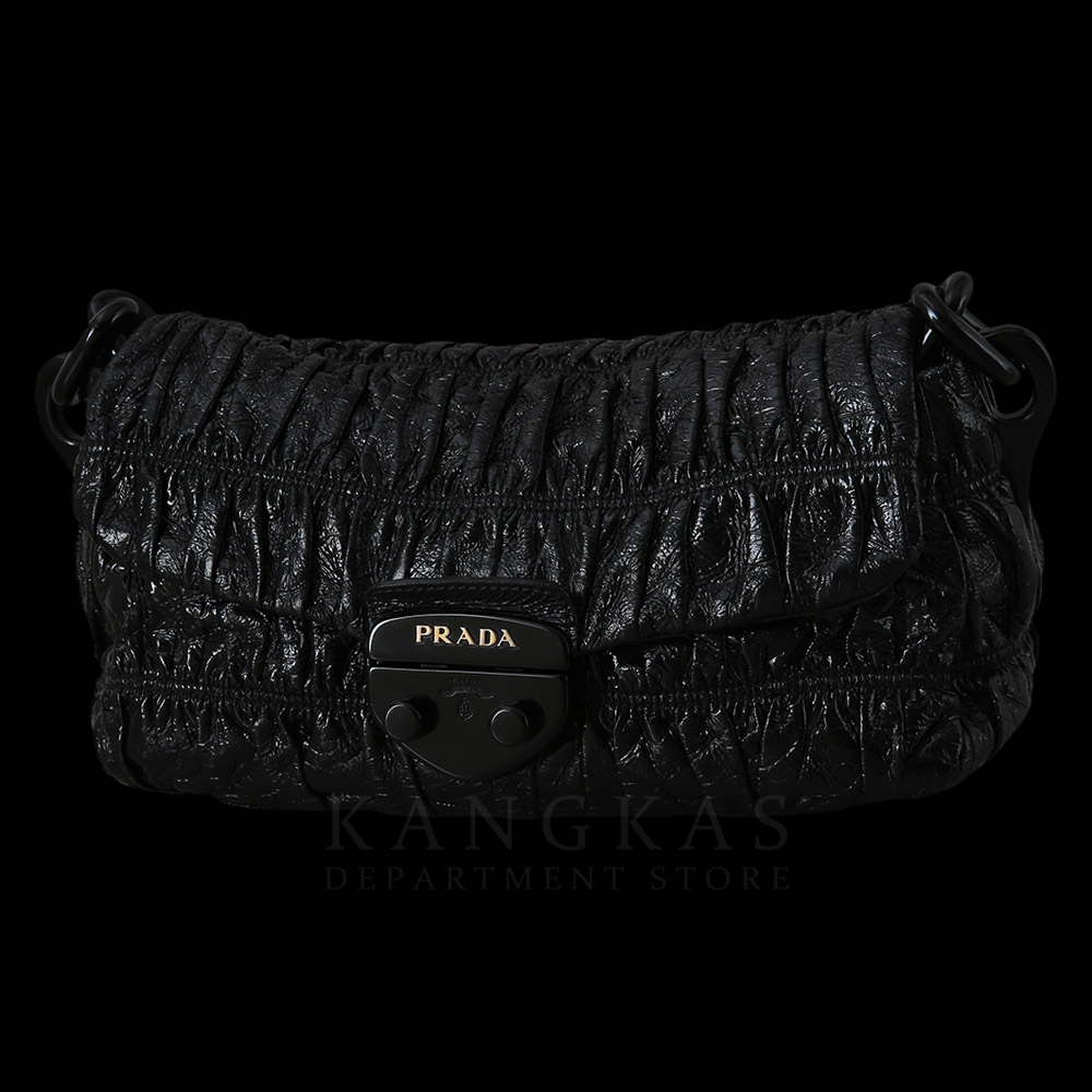 PRADA(USED)프라다 고프레 체인 핸드백