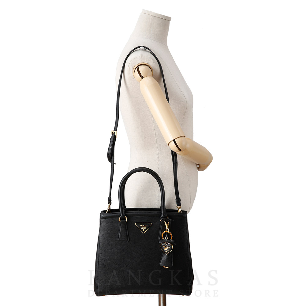 PRADA(USED)프라다 B2490M 사피아노 럭스백 & 키링