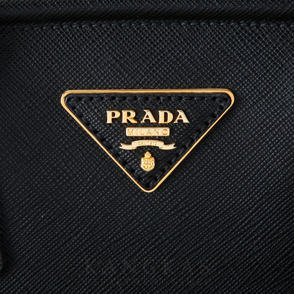 PRADA(USED)프라다 B2490M 사피아노 럭스백 & 키링